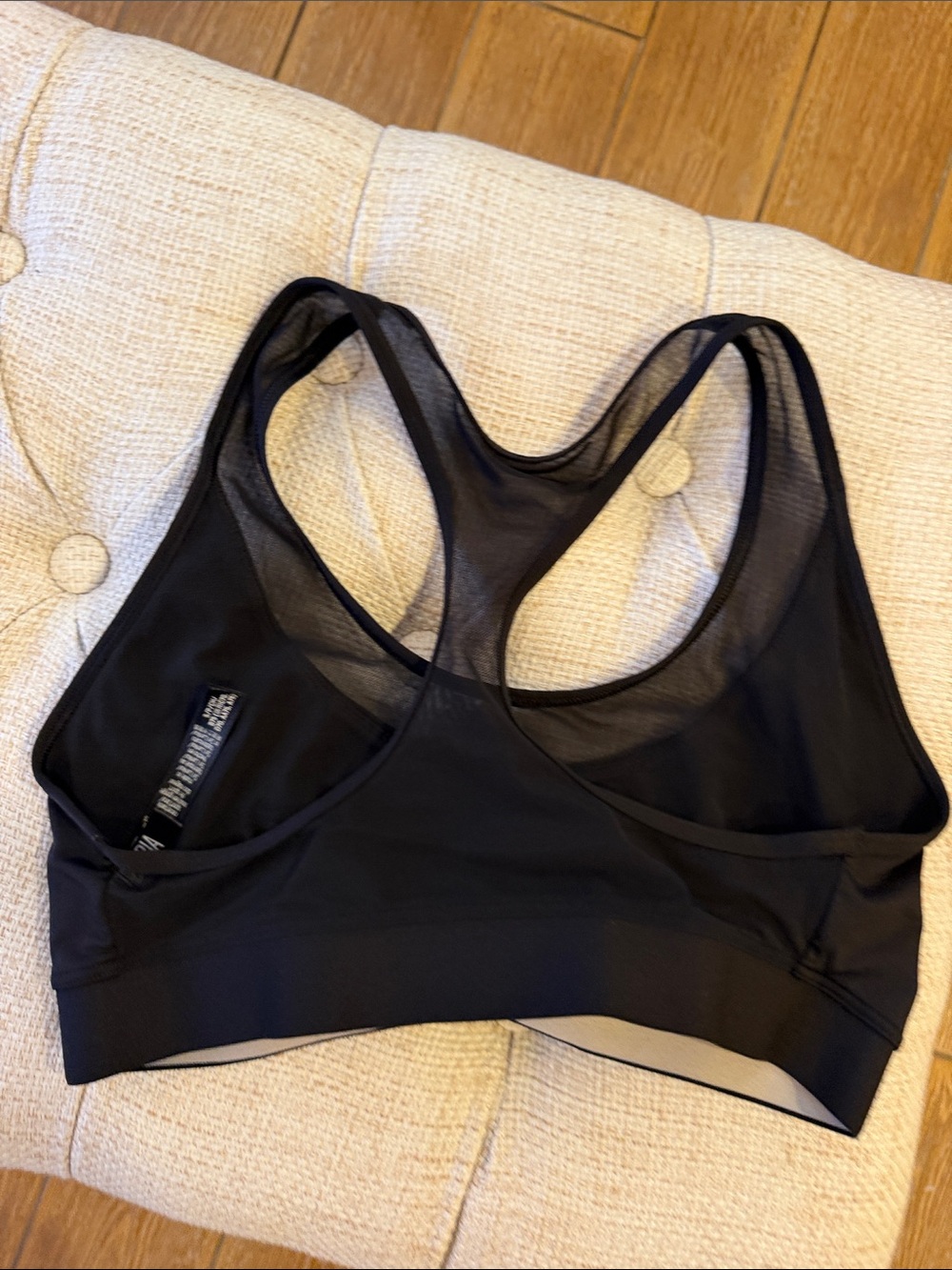 Victoria Sport Black Mesh-Back Medium Support Sports Bra Small - Picture 4 of 5